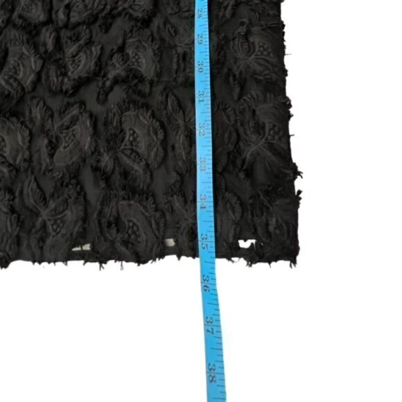 NEW COOPER ST Chenille Fabric Midi COCKTAIL DRESS $200‎ Size 8 NORDSTROM Black - Picture 11 of 16